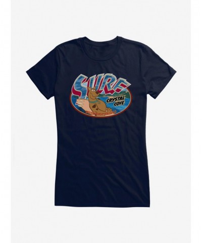 Pre-sale Discount Scooby-Doo Surf Crystal Cove Logo Girls T-Shirt $8.76 T-Shirts