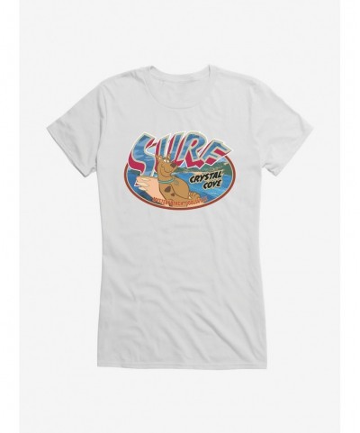 Pre-sale Discount Scooby-Doo Surf Crystal Cove Logo Girls T-Shirt $8.76 T-Shirts