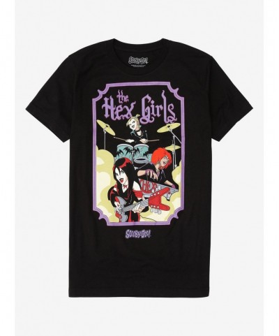 Exclusive Price Scooby-Doo! Hex Girls Poster Boyfriend Fit Girls T-Shirt $8.61 T-Shirts