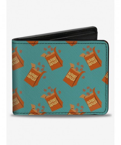 Flash Deal Scooby-Doo! Scooby Snacks Box Collage Bifold Wallet $7.45 Wallets