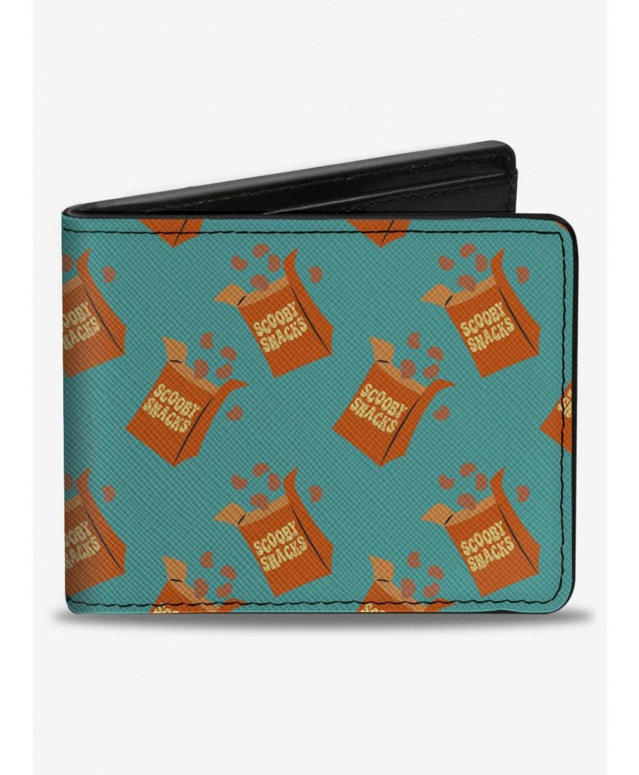 Flash Deal Scooby-Doo! Scooby Snacks Box Collage Bifold Wallet $7.45 Wallets