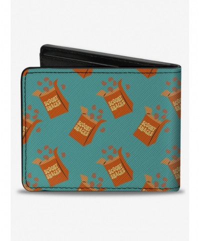 Flash Deal Scooby-Doo! Scooby Snacks Box Collage Bifold Wallet $7.45 Wallets