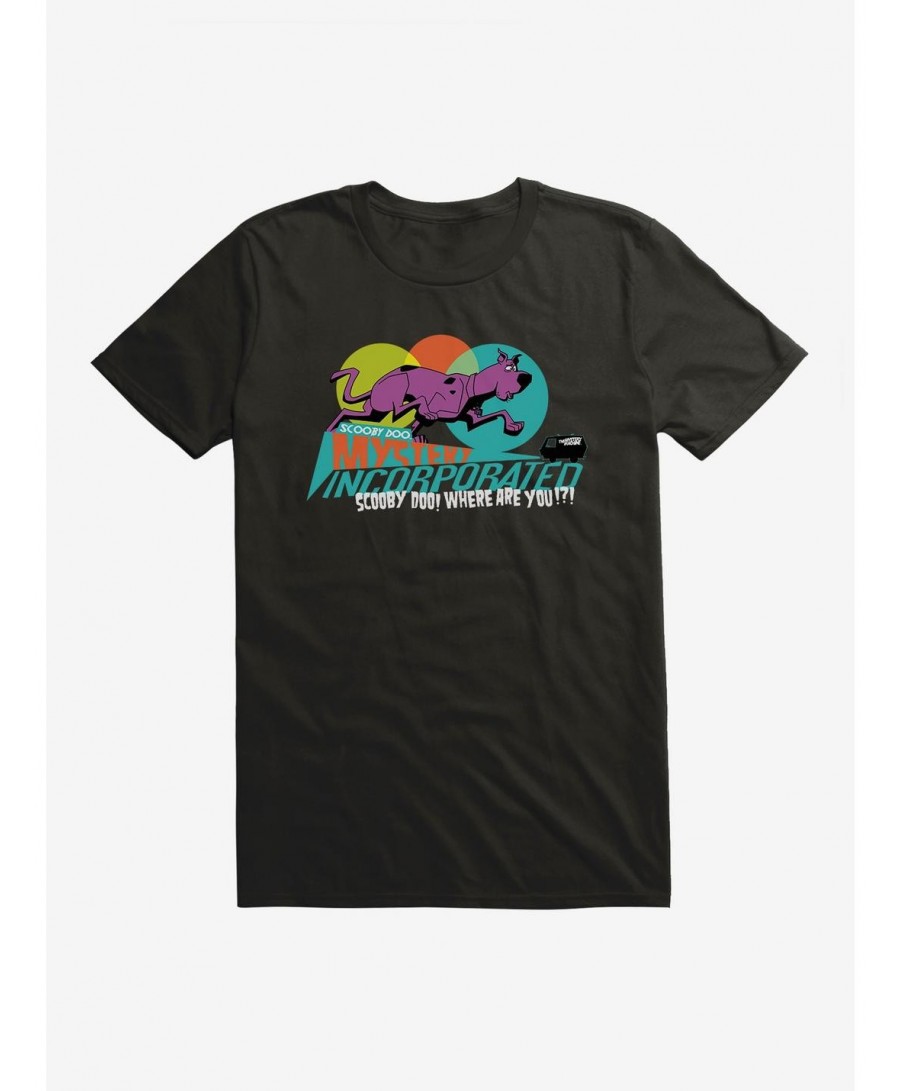 Discount Sale Scooby-Doo Multicolor Spotlight Mystery Incorporated T-Shirt $7.84 T-Shirts