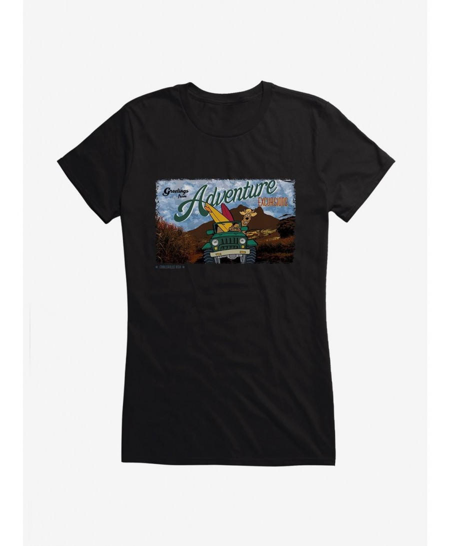 Big Sale Scooby-Doo Greetings Adventurer Girls T-Shirt $8.57 T-Shirts