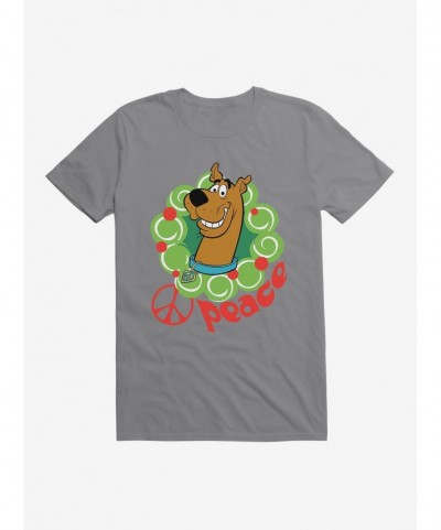 Bestselling Scooby-Doo Holiday Peace Wreath T-Shirt $7.27 T-Shirts