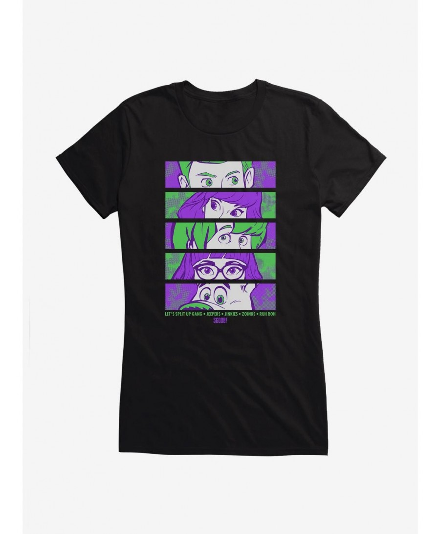 Exclusive Price Scoob! The Whole Gang Eyes Girls T-Shirt $9.96 T-Shirts