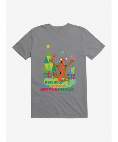 Pre-sale Discount Scooby-Doo Holidays Scooby Hoping Yule Have A Groovy Holiday T-Shirt $7.27 T-Shirts