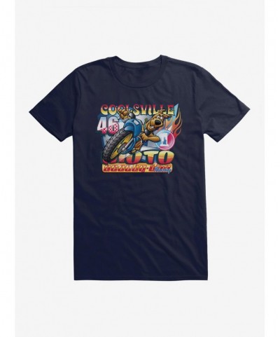 New Arrival Scooby-Doo Coolsville Moto Racing T-Shirt $9.56 T-Shirts