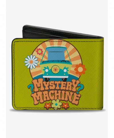 Wholesale Scooby-Doo! Mystery Machine Sun Rays And Flowers Bifold Wallet $9.82 Wallets