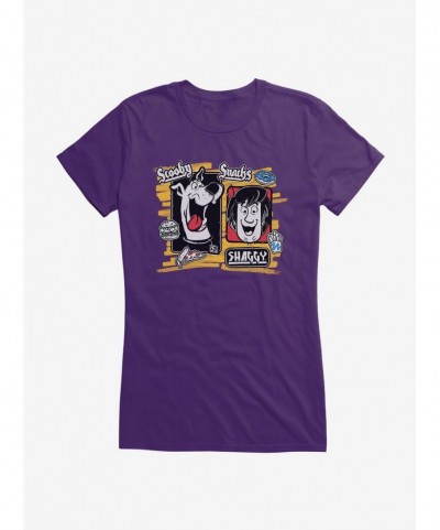 Bestselling Scooby-Doo Scooby Snacks Food Icons Girls T-Shirt $7.77 T-Shirts