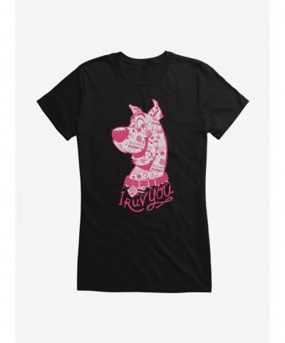 Limited Time Special Scoob! I Ruv You Scooby Girls T-Shirt $7.37 T-Shirts