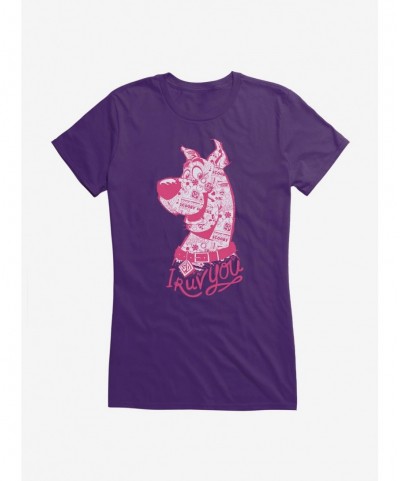 Limited Time Special Scoob! I Ruv You Scooby Girls T-Shirt $7.37 T-Shirts