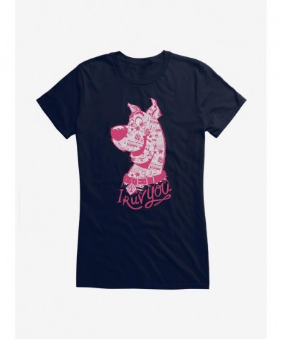 Limited Time Special Scoob! I Ruv You Scooby Girls T-Shirt $7.37 T-Shirts