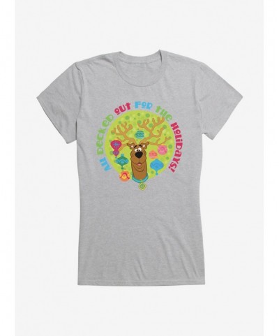 Hot Sale Scooby-Doo Holidays All Decked Out For The Holidays Girls T-Shirt $7.57 T-Shirts