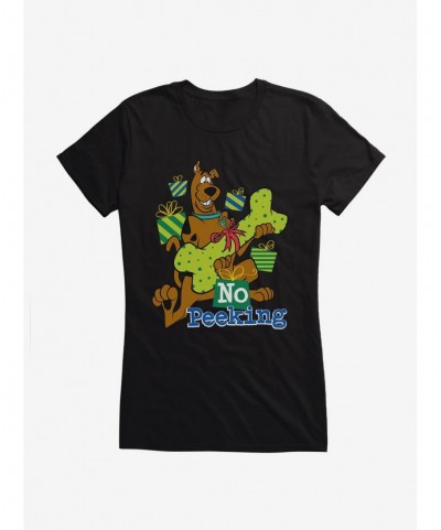 Big Sale Scooby-Doo No Peeking Girls T-Shirt $7.77 T-Shirts