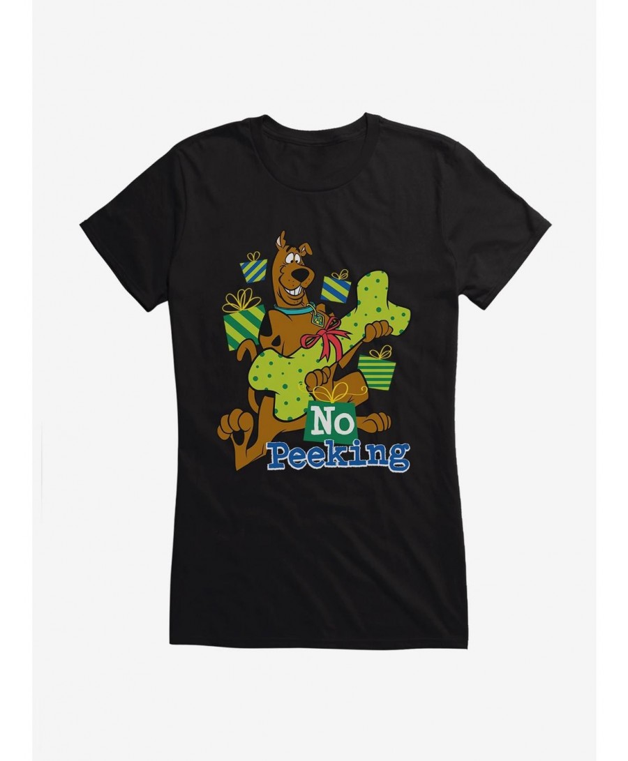 Big Sale Scooby-Doo No Peeking Girls T-Shirt $7.77 T-Shirts