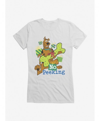 Big Sale Scooby-Doo No Peeking Girls T-Shirt $7.77 T-Shirts