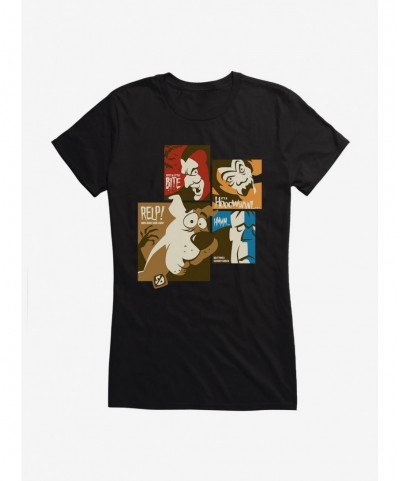 Crazy Deals Scooby-Doo Relp! Vampire, Wolfman, And Frankenstein Girls T-Shirt $7.17 T-Shirts