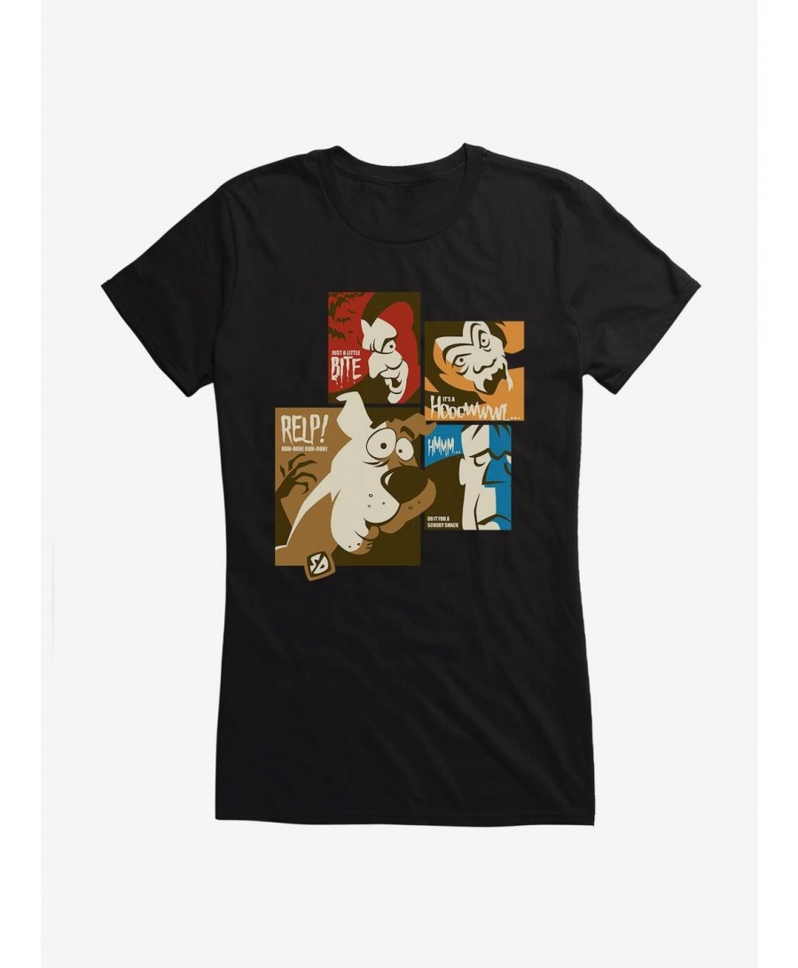 Crazy Deals Scooby-Doo Relp! Vampire, Wolfman, And Frankenstein Girls T-Shirt $7.17 T-Shirts