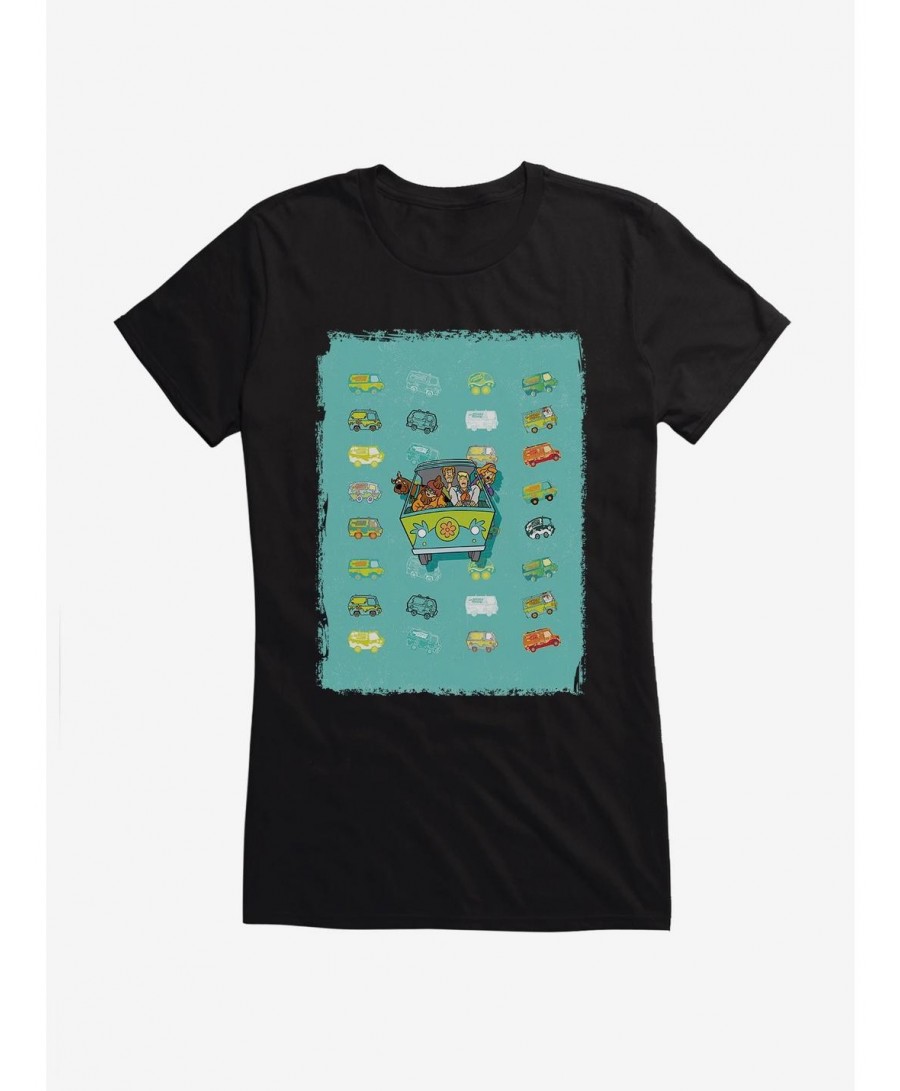 Low Price Scooby-Doo 50th Anniversary The Mystery Machine Gang Girls T-Shirt $6.77 T-Shirts