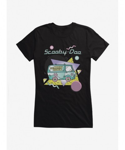 Premium Scooby-Doo Retro Art The Mystery Machine Girls T-Shirt $9.16 T-Shirts