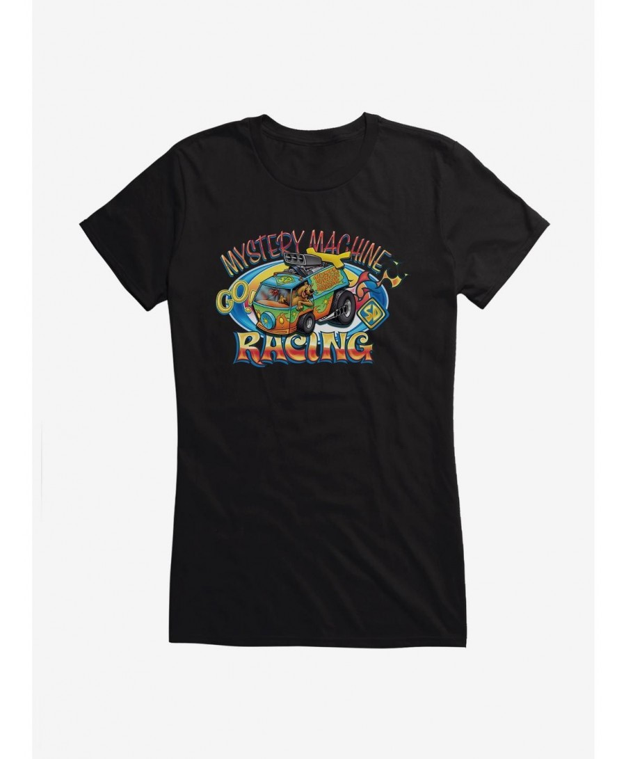 Premium Scooby-Doo Mystery Machine Racing Girls T-Shirt $9.96 T-Shirts