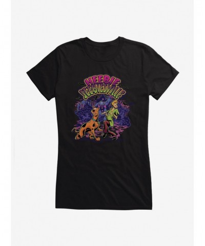 Premium Scooby-Doo Heebie Jeebiesville Shaggy And Scooby Girls T-Shirt $8.96 T-Shirts