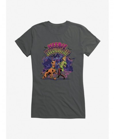 Premium Scooby-Doo Heebie Jeebiesville Shaggy And Scooby Girls T-Shirt $8.96 T-Shirts