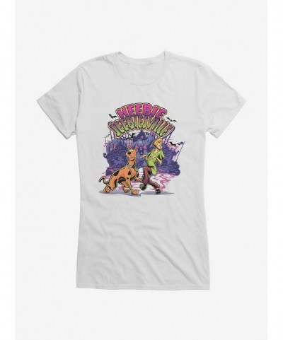 Premium Scooby-Doo Heebie Jeebiesville Shaggy And Scooby Girls T-Shirt $8.96 T-Shirts