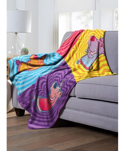 Pre-sale Discount Scooby-Doo Scooby Geometrics Throw Blanket $22.76 Blankets