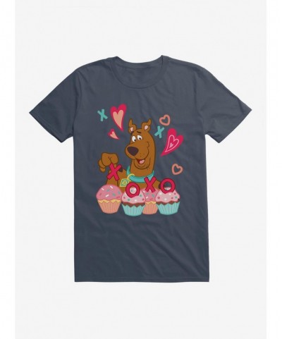 Seasonal Sale Scooby-Doo Valentines XOXO Cupcake T-Shirt $9.18 T-Shirts