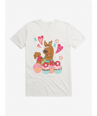 Seasonal Sale Scooby-Doo Valentines XOXO Cupcake T-Shirt $9.18 T-Shirts