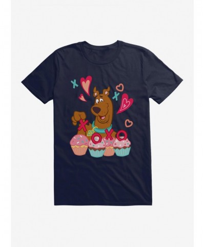 Seasonal Sale Scooby-Doo Valentines XOXO Cupcake T-Shirt $9.18 T-Shirts