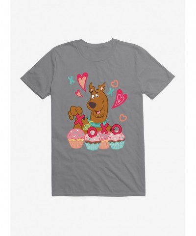 Seasonal Sale Scooby-Doo Valentines XOXO Cupcake T-Shirt $9.18 T-Shirts