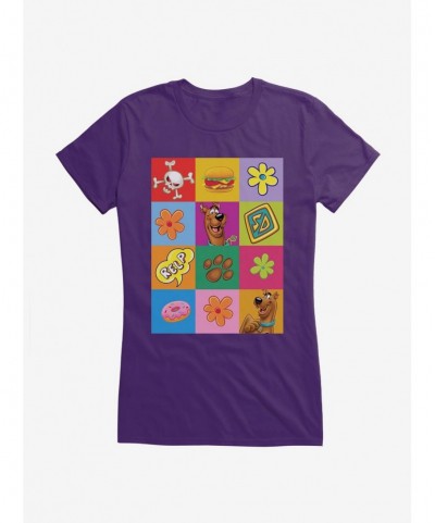 Low Price Scooby-Doo Flower Icons Girls Girls T-Shirt $8.37 T-Shirts