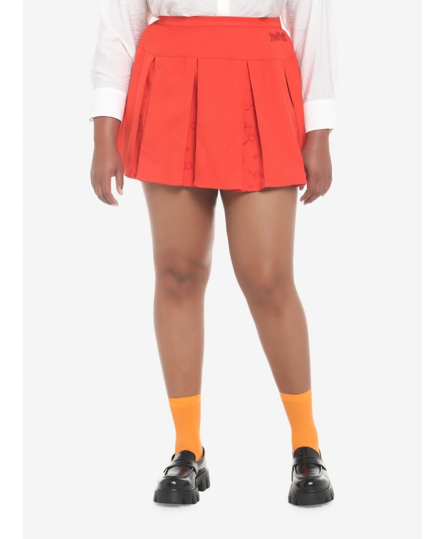 New Arrival Scooby-Doo! Velma Pleated Skirt Plus Size $8.82 Skirts