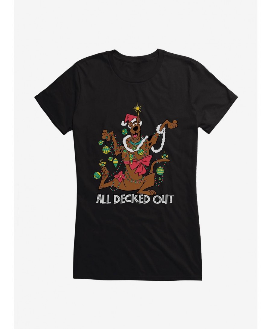 Limited Time Special Scooby-Doo Holiday All Decked Out Girls T-Shirt $9.96 T-Shirts