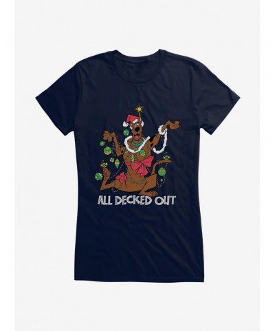 Limited Time Special Scooby-Doo Holiday All Decked Out Girls T-Shirt $9.96 T-Shirts