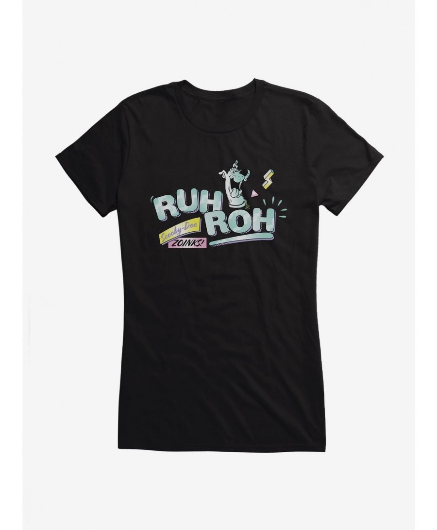 Hot Sale Scooby-Doo Ruh Roh Tie Dye Girls T-Shirt $6.97 T-Shirts