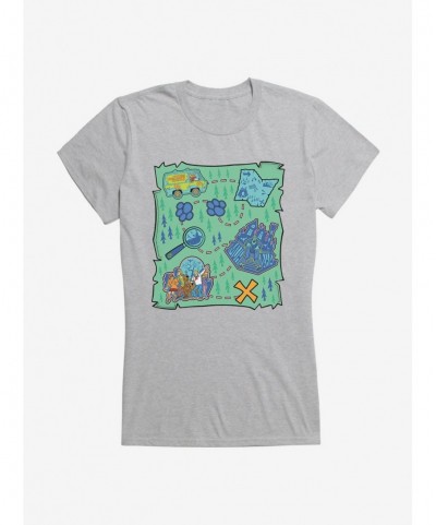 Fashion Scooby-Doo Map It Out Gang Girls Girls T-Shirt $9.76 T-Shirts