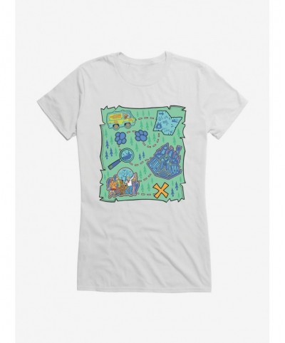 Fashion Scooby-Doo Map It Out Gang Girls Girls T-Shirt $9.76 T-Shirts