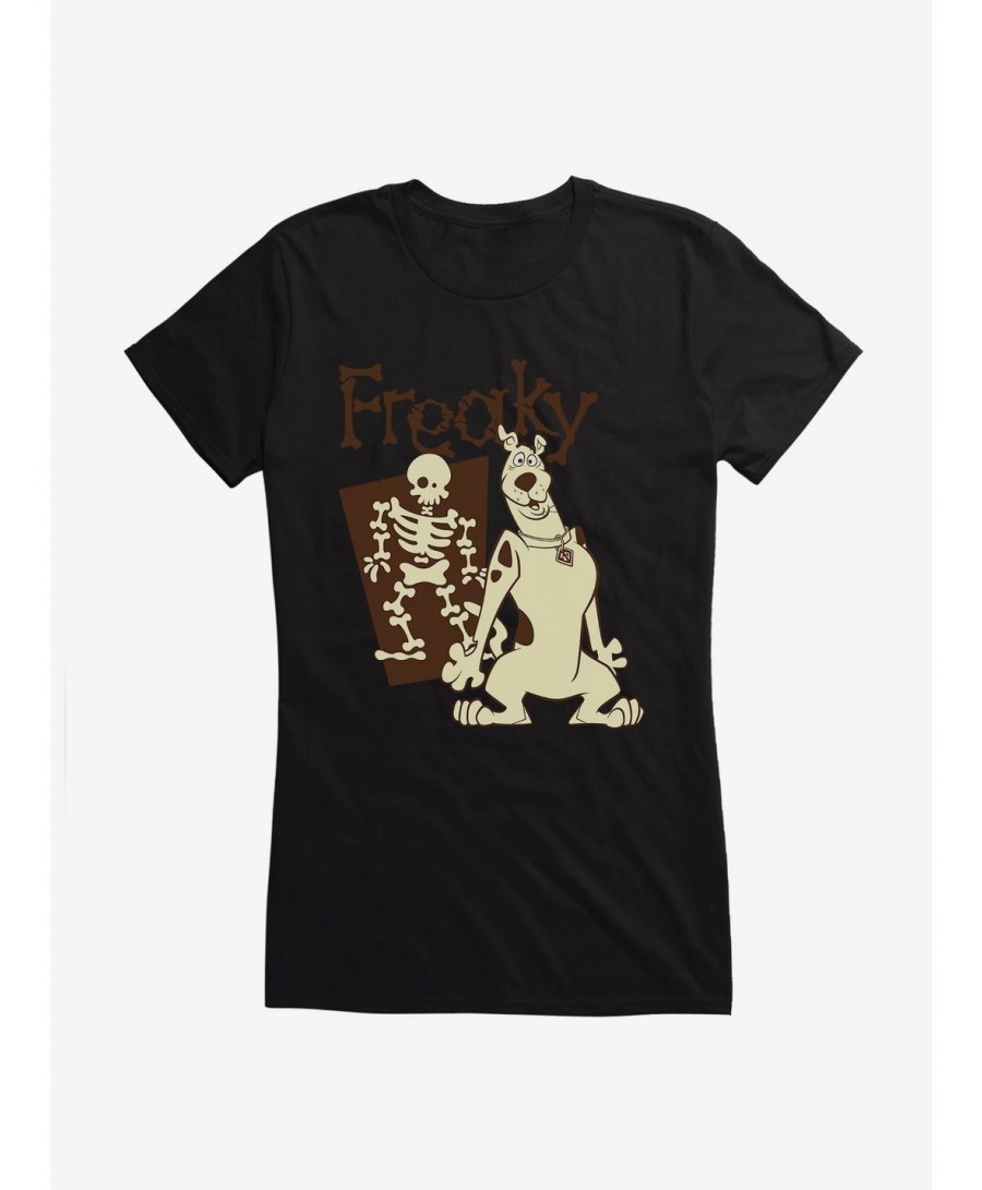 Fashion Scooby-Doo Freaky Skeleton Girls T-Shirt $6.97 T-Shirts