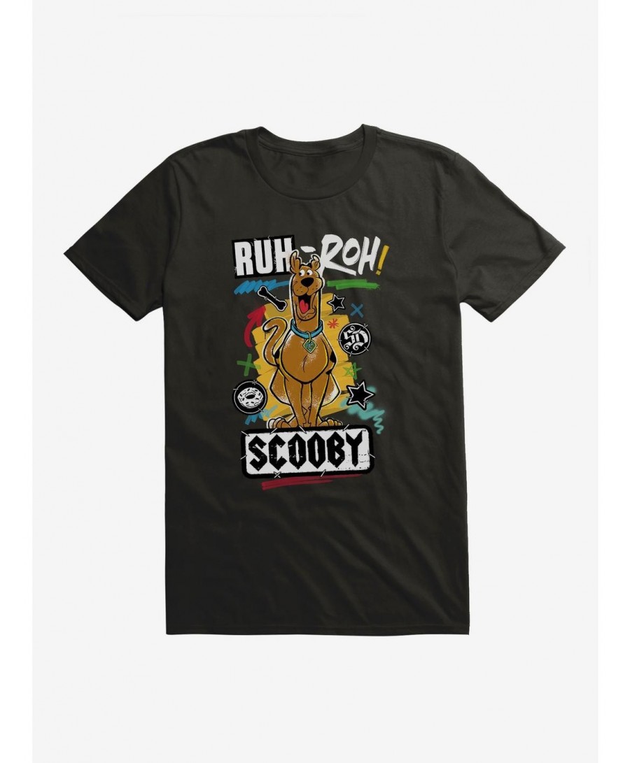 Flash Deal Scooby-Doo Ruh Roh! Rock Icons T-Shirt $9.18 T-Shirts