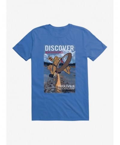 Absolute Discount Scooby-Doo Coolsville National Park Discover New Adventures Bike T-Shirt $8.41 T-Shirts