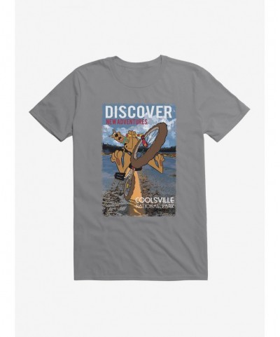 Absolute Discount Scooby-Doo Coolsville National Park Discover New Adventures Bike T-Shirt $8.41 T-Shirts