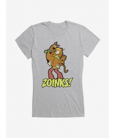 Festival Price Scooby-Doo Zoinks! Shaggy And Scooby Girls T-Shirt $8.17 T-Shirts