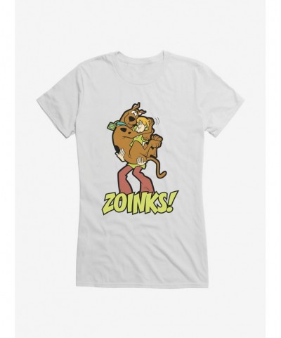 Festival Price Scooby-Doo Zoinks! Shaggy And Scooby Girls T-Shirt $8.17 T-Shirts