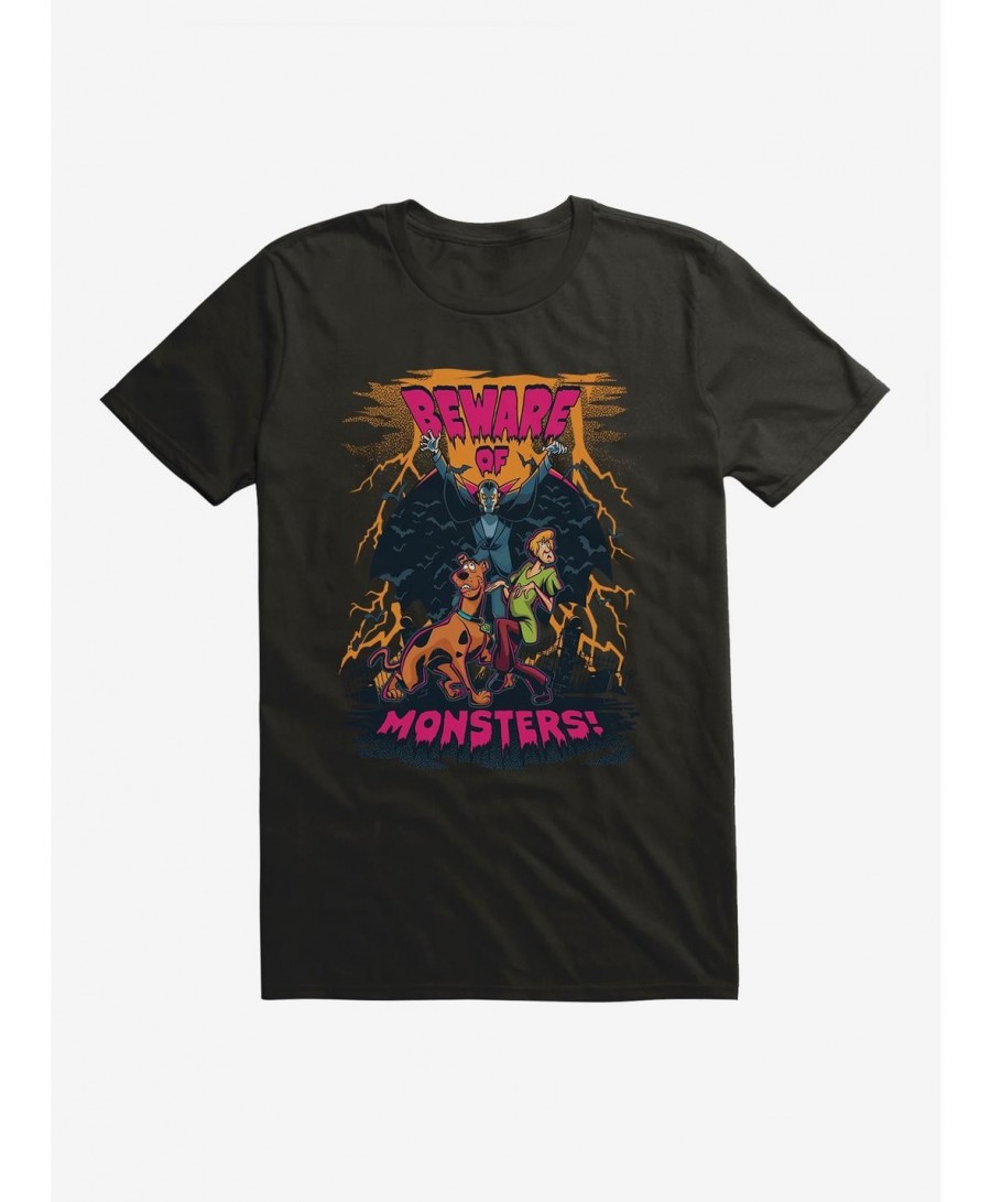 Wholesale Scooby-Doo Beware Of Vampire Monsters! Shaggy And Scooby T-Shirt $8.03 T-Shirts