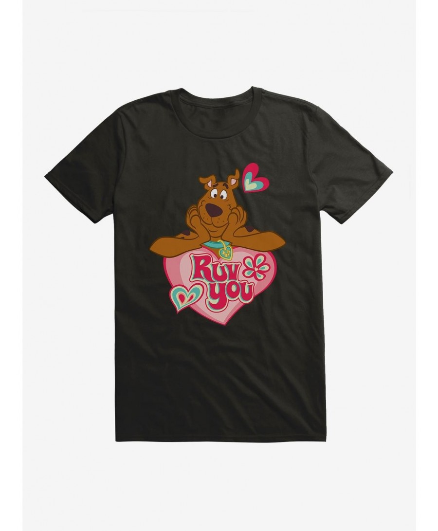 Low Price Scooby-Doo Valentines Ruv You Heart T-Shirt $7.65 T-Shirts