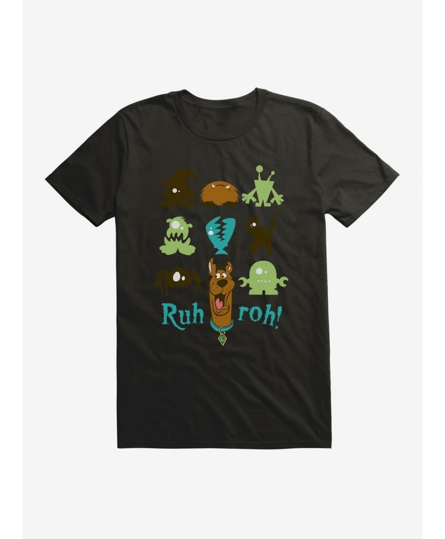 Pre-sale Scooby-Doo Ruh-Roh! Spooky Icons T-Shirt $9.37 T-Shirts